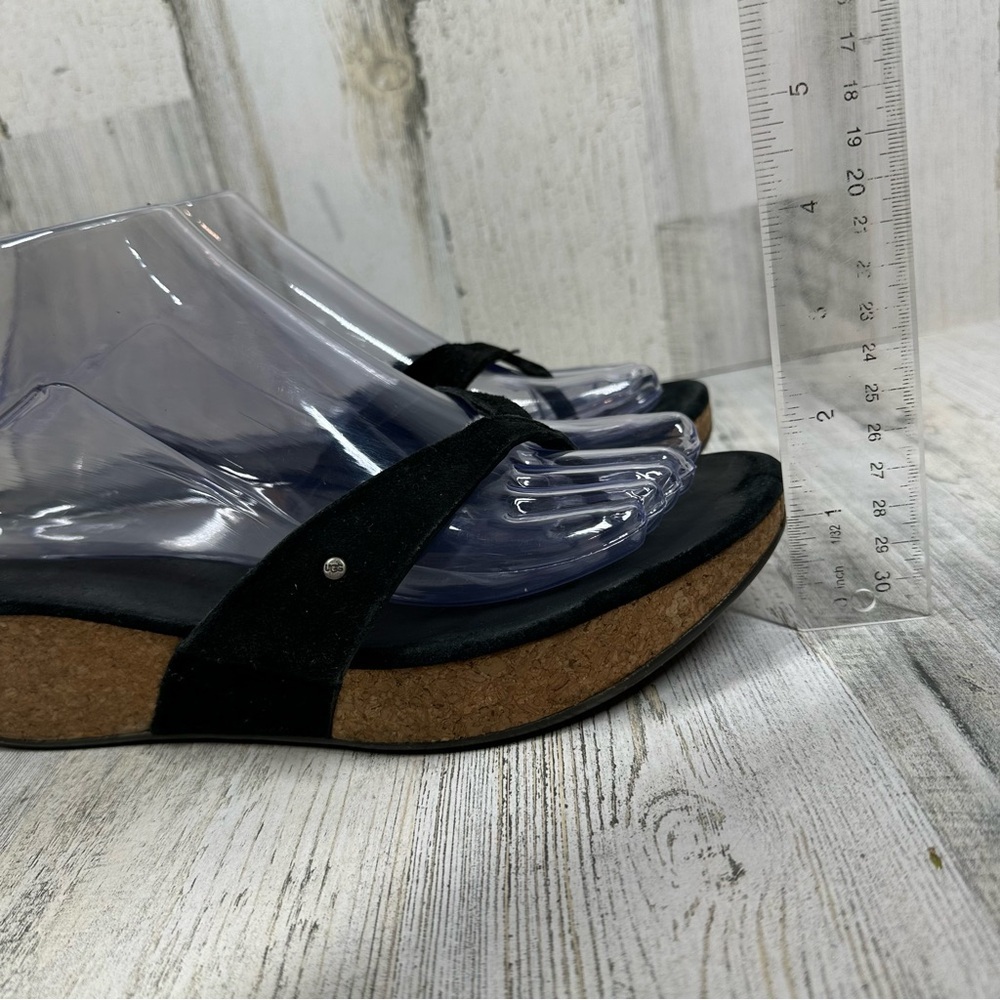 UGG Women's Azure Wedge Platform Thong Slide Sandals #133 - Picture 7 of 12